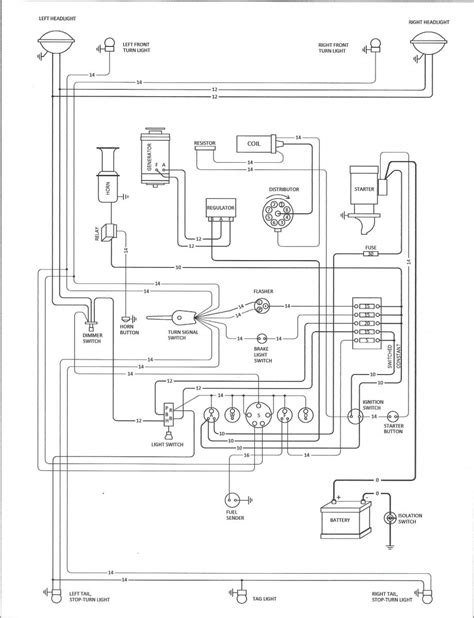 simple street rod wiring diagram