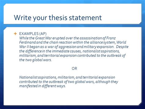 top thesis statement  examples full exam