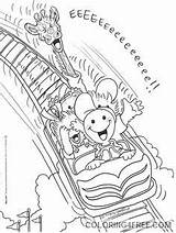 Coloring Roller Coaster Coloring4free Suzys Zoo Pages Little Related Posts sketch template