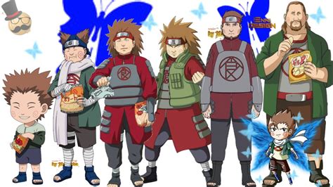 Naruto Characters Akimichi Choji S Evolution Youtube