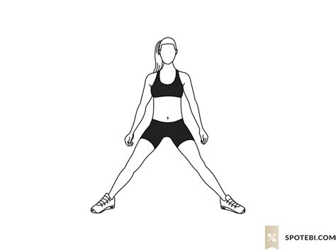 cossack squat illustrated exercise guide