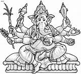 Ganesha Ganesh Worksheet 4to40 sketch template