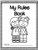 Rules Coloring Classroom Pages Preschool Printable Book School Class Kindergarten Activities Posters Worksheets Teacherspayteachers Books Learning sketch template