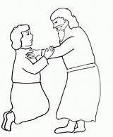 Forgiveness Jesus Widow Elijah Teaches Coloringhome Southwestdanceacademy sketch template