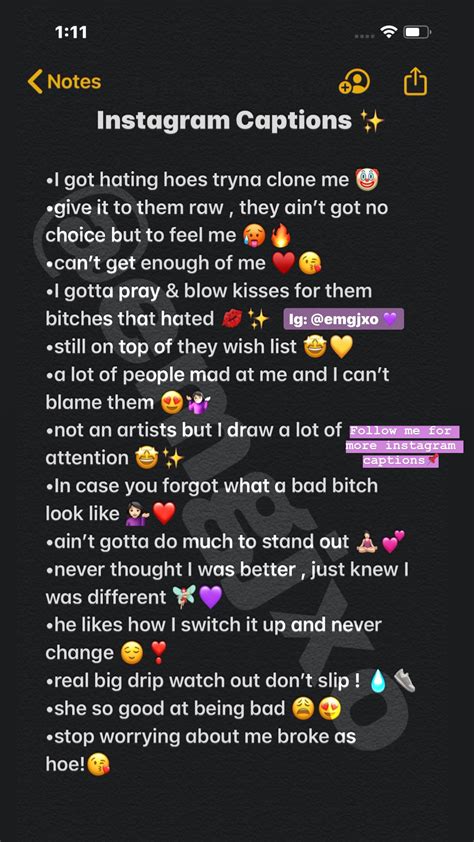 39 ig captions quotes for baddies