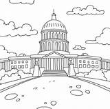 Coloring Pages Dc Color Washington Independence Hall Choose Board sketch template