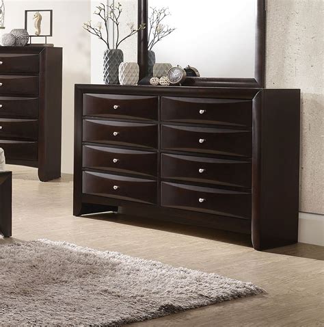 emily dresser dark cherry  crown mark furniture furniturepick