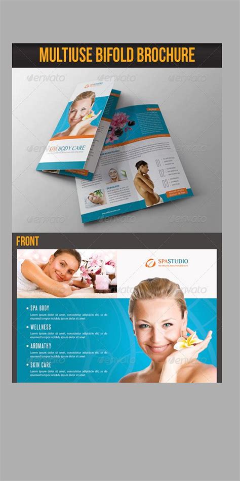 spa brochure  behance spa brochure brochure graphic design showcase