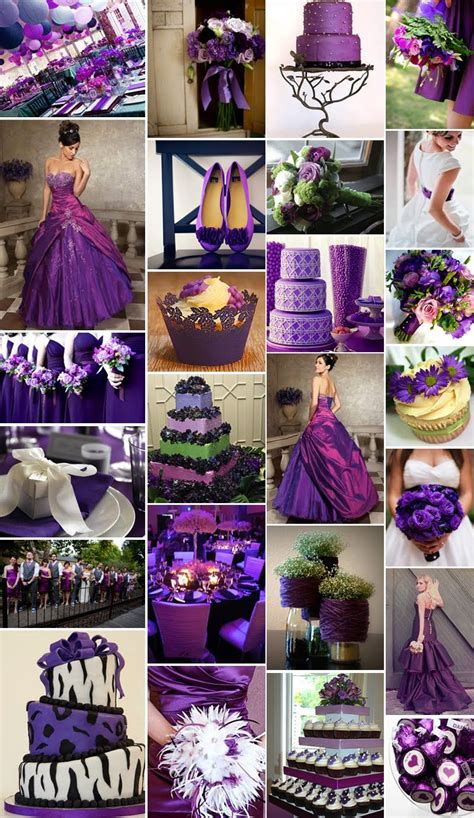 bride purple passion purple wedding centerpieces purple  silver wedding