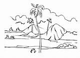 Mewarnai Pemandangan Gunung Alam Sketsa Ide Putra Putri Cantik Buat Konsep Penting Sumber Bisa Menggambar Sawah sketch template