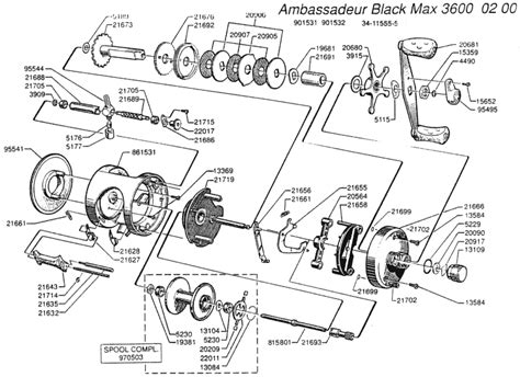 abu garcia black max reel diagram wiring