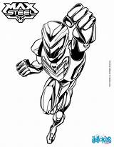 Steel Max Coloring Armor Pages Color Print sketch template