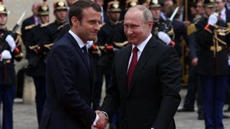 Vladimir Putin Denies Russian Interference In French Presidential Race