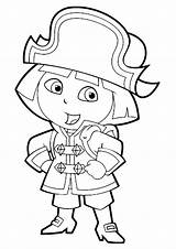 Pirate Coloring Pages Kids Pirates Little Sheets Dora Cartoon Getdrawings Government Categories Coloringonly sketch template