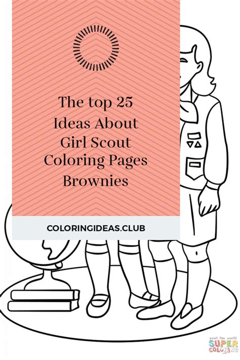 top  ideas  girl scout coloring pages brownies coloring