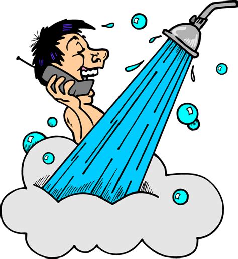 Taking A Shower Clipart Best