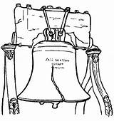 Liberty Bell Coloring Template sketch template