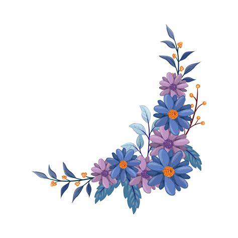 purple flower arrangement  watercolor style  png