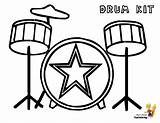 Coloring Musical Instruments Drums Drum Pages Kids Printable Printables Kit Instrument Pounding Book Drawing Draw Boys Music Sheet Drawings Yescoloring sketch template