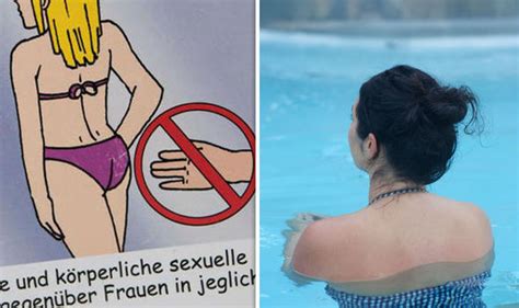 swimming pool etiquette guides handed out after migrant