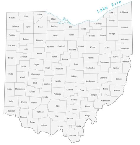 map  ohio cities  roads gis geography