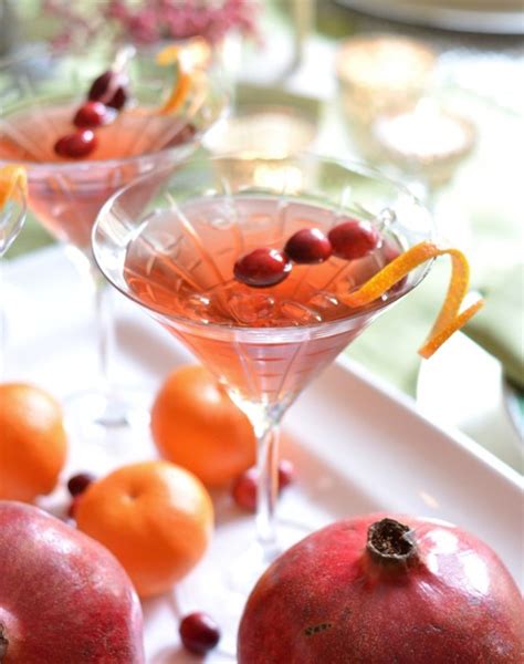 cranberry pomegranate martinis centsational style