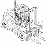 Forklift Drawing Hyster Truck Diagram Parts Getdrawings Drawings Fork Lift Series Original Choose Board sketch template