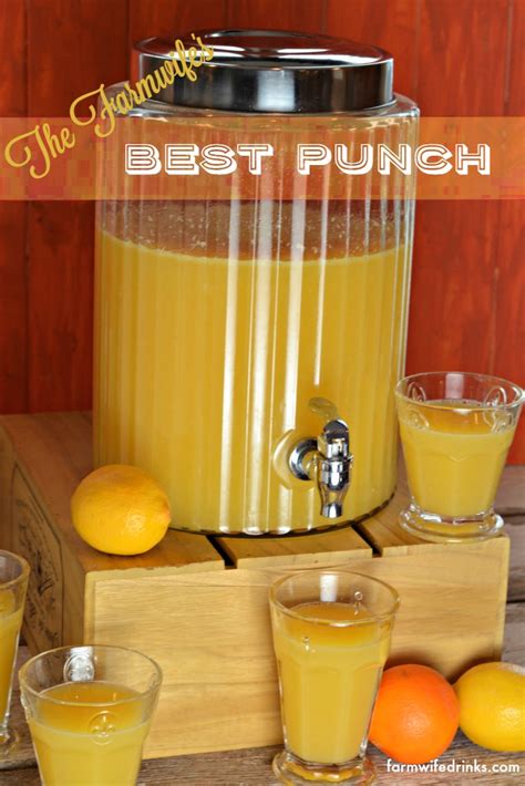 punch recipe  farmwife drinks