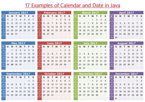 day  year calendar java month calendar printable