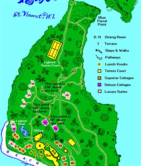 map   island cities  towns map
