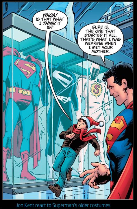 Jon Kent React To Superman S Older Costumes By
