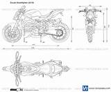 Ducati Streetfighter Template Preview Vector Templates sketch template