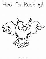 Coloring Hoot Reading Owl Pages Flying Kids Printables Designlooter Drawing Bird Print 28kb 605px sketch template