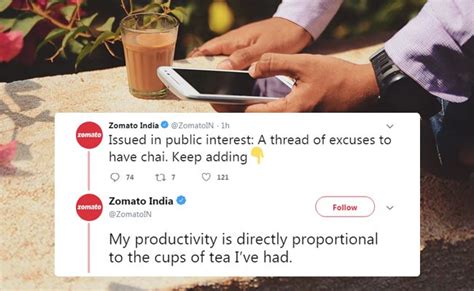any excuse to have chai is a good excuse zomato s thread proves