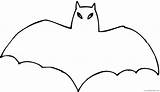 Bat Outline Coloring Halloween Ghost Coloring4free Patterns Cat Related Posts sketch template
