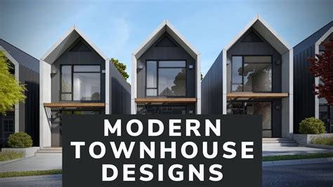 modern townhouse design modern house designs architecture youtube