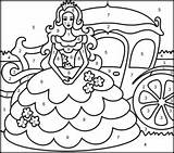 Number Coloring Color Pages Princesses Numbers Princess Online Disney Printable Printables Kids Colouring Princesse Paint Worksheets Fashion Easy Christmas Sheets sketch template