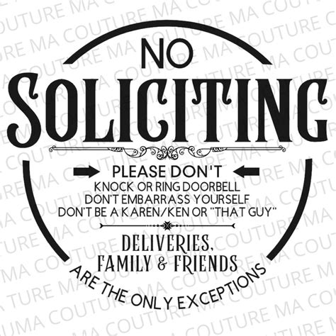 soliciting funny svg  soliciting decal  soliciting etsy
