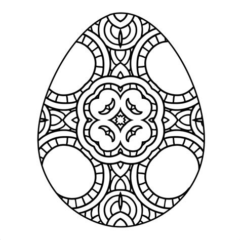 easter egg coloring pages  adults  getcoloringscom