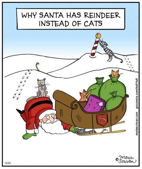 mystery fanfare cartoon of the day santa s cats