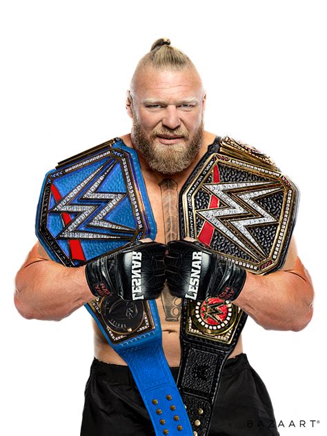 custom brock lesnar double champion png  decentrenderz  deviantart