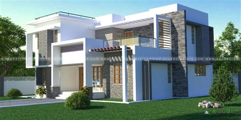 simple contemporary house kerala kerala modern house design