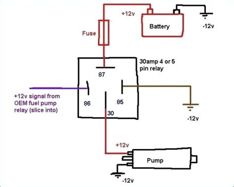 volt  pin relay wiring diagram wiring diagram