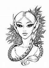 Elfquest Coloring Pages Drawings Elf Clearbrook Book Sketches Fairy Sheets Fantasy Line Elven Cool Drawing Comic Colouring Octopus Girl Whimsical sketch template