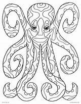 Coloring Octopus Pages Printable Print Color Colouring Adults Kids Baby Sea Getcolorings Getdrawings Amazing Psychedelic Entitlementtrap sketch template