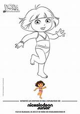 Bain Maillot Dora Coloriage Imprimer Coloriages Ligne sketch template