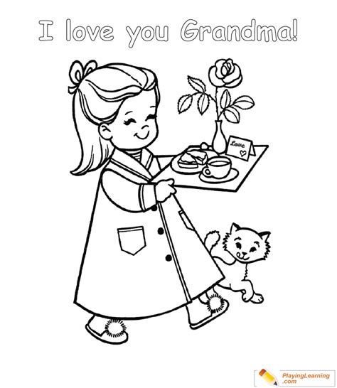 happy mothers day grandma coloring page   happy mothers day