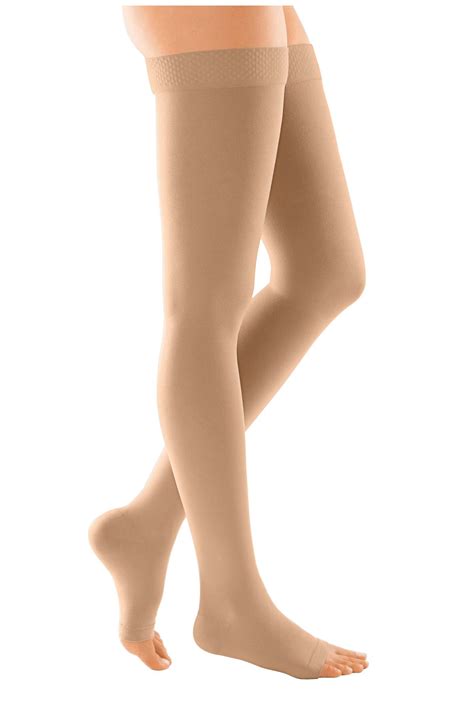 medi duomed soft class 1 thigh hold up compression stockings daylong