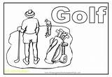 Golf Coloring Pages Course Mini Getdrawings Getcolorings sketch template