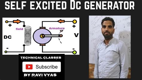 excited dc generator youtube